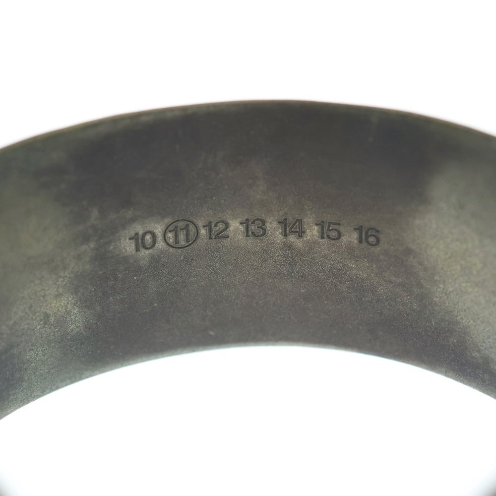 Maison Martin Margiela(メゾンマルタンマルジェラ) 16SS 11 Cuffs Bangle S35UY0181 真鍮製 カフスバングル ブレスレット シルバー