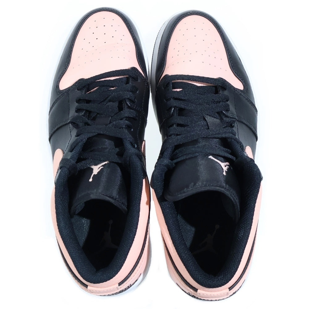 NIKE(ナイキ) AIR JORDAN 1 LOW CRIMSON TINT 553558-034 エア ジョーダン 1 ローカットスニーカー ブラック/ピンク US10/28cm