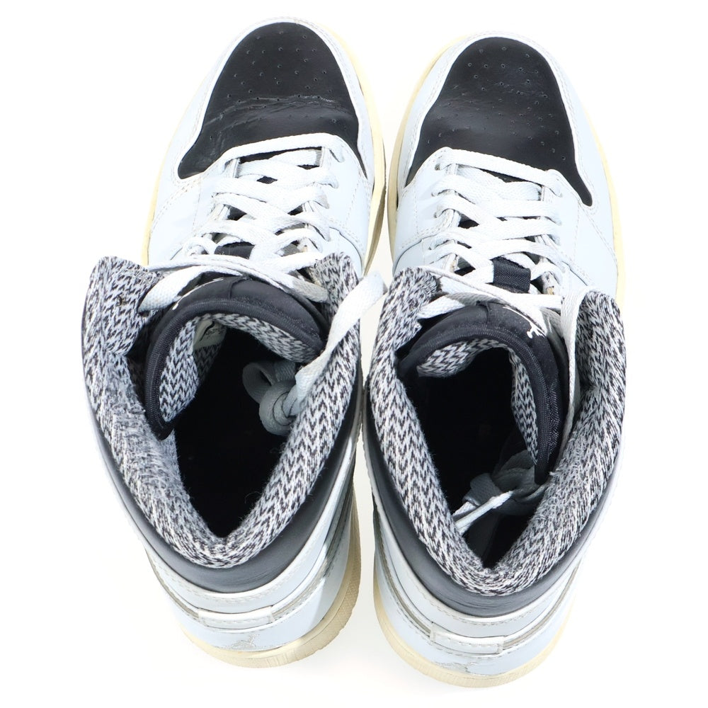 NIKE(ナイキ) 【観賞用 2016年製】 AIR JORDAN 1 MID PURE PLATINUM 554724-032 エア ジョーダン1 ピュア プラチナム ハイカットスニーカー グレー US10.5/28.5cm