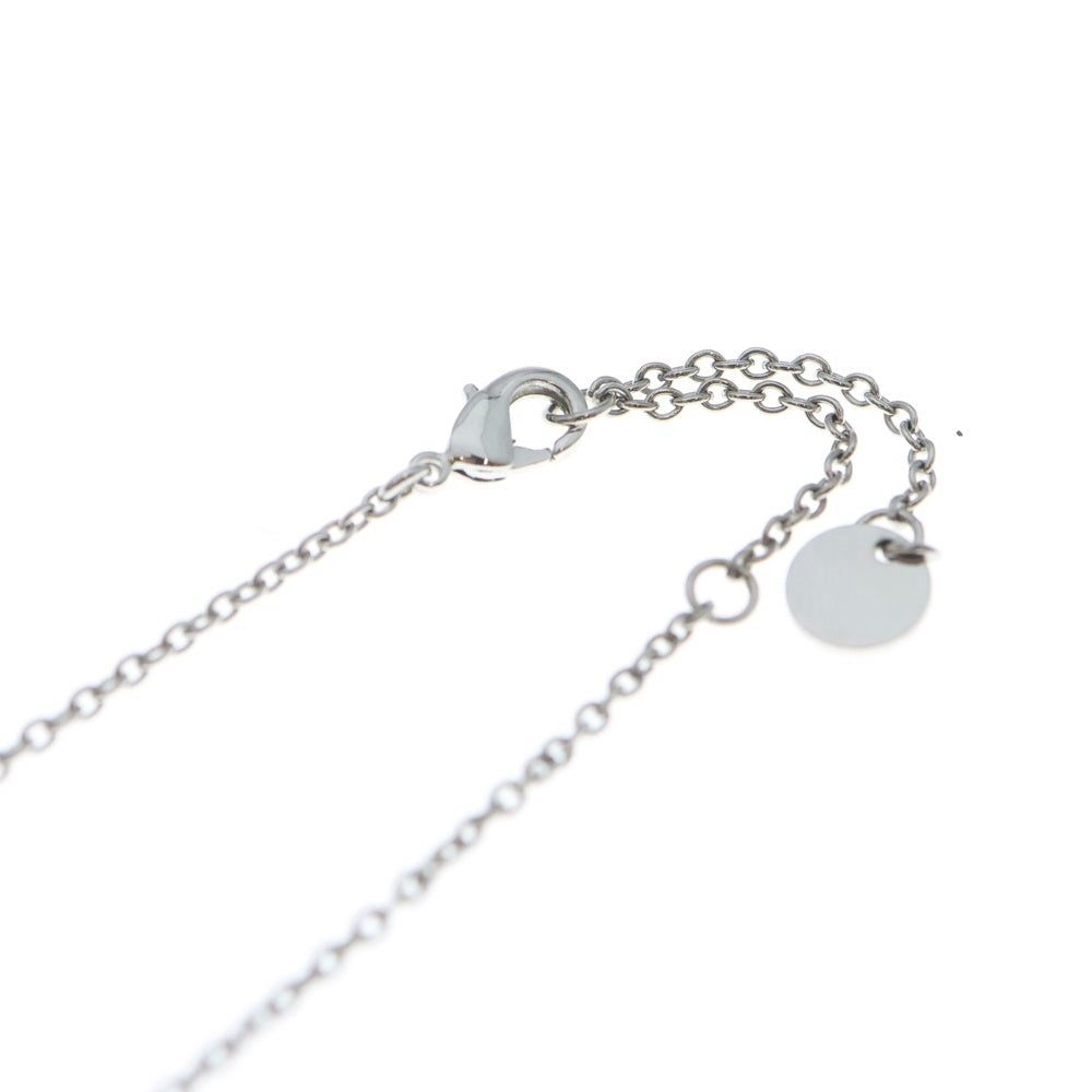 Christian Dior(クリスチャンディオール) CLAIR D LUNE NECKLACE N0717CDLCY クレール ディー リュヌ ラインストーン CDロゴネックレス シルバー レディース