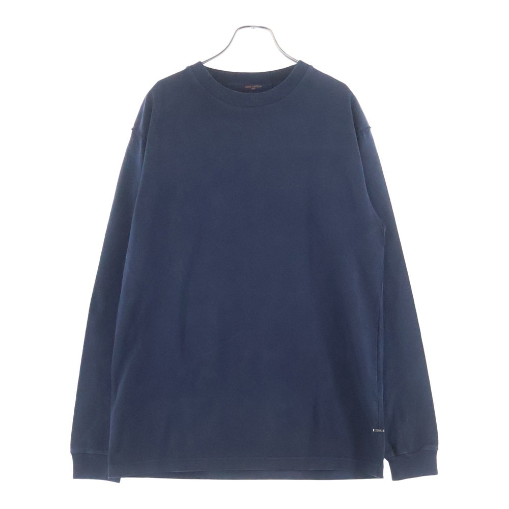 LOUIS VUITTON(ルイヴィトン) 21SS インサイドアウト クルーネック長袖Tシャツカットソー ロンT ネイビー RM211Q JYN HIY46W