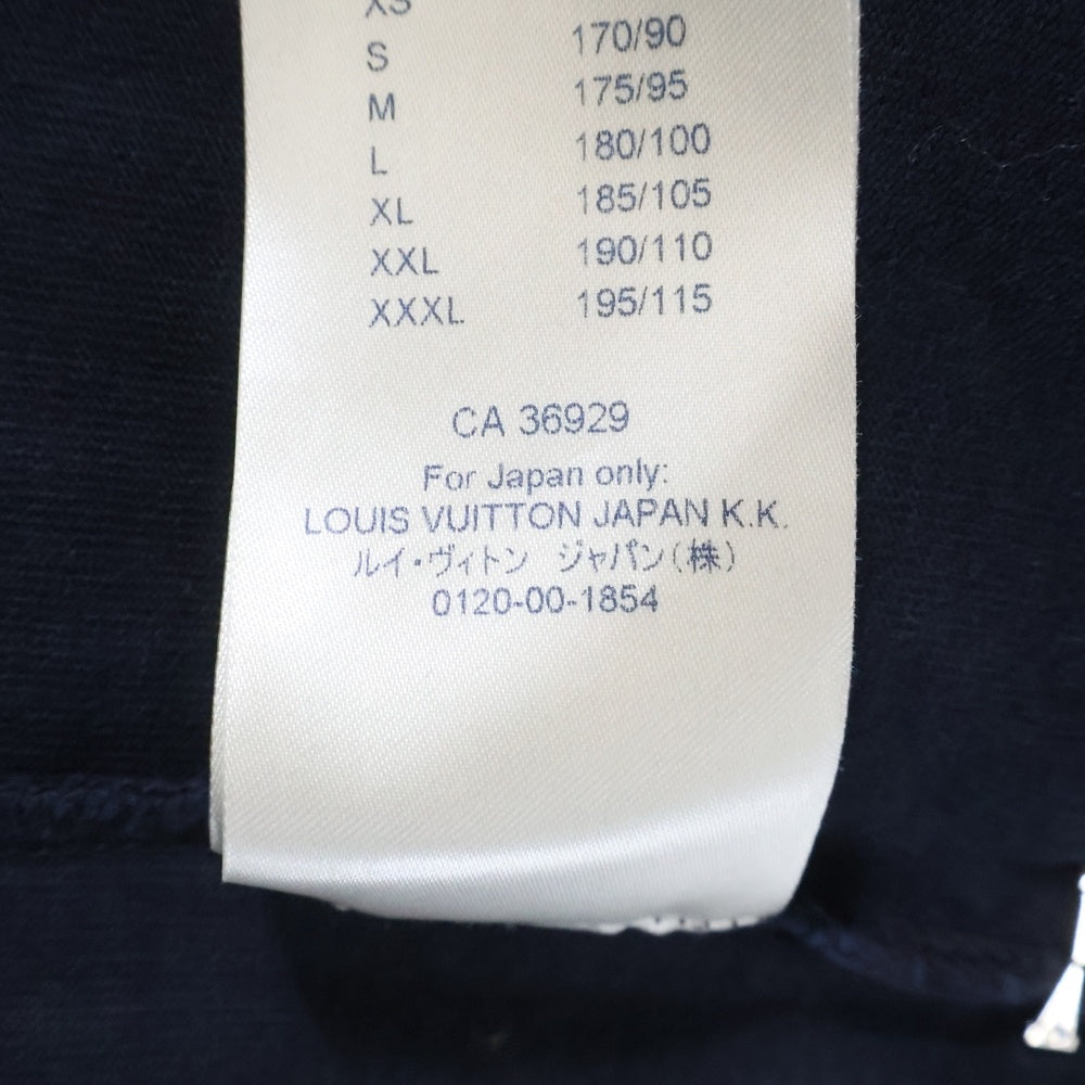 LOUIS VUITTON(ルイヴィトン) 21SS インサイドアウト クルーネック長袖Tシャツカットソー ロンT ネイビー RM211Q JYN HIY46W
