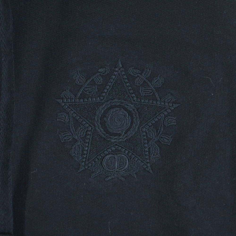 Christian Dior(クリスチャンディオール) 22AW ロゴ刺繍 プルオーバーパーカー フーディ ブラック 243J691D0531