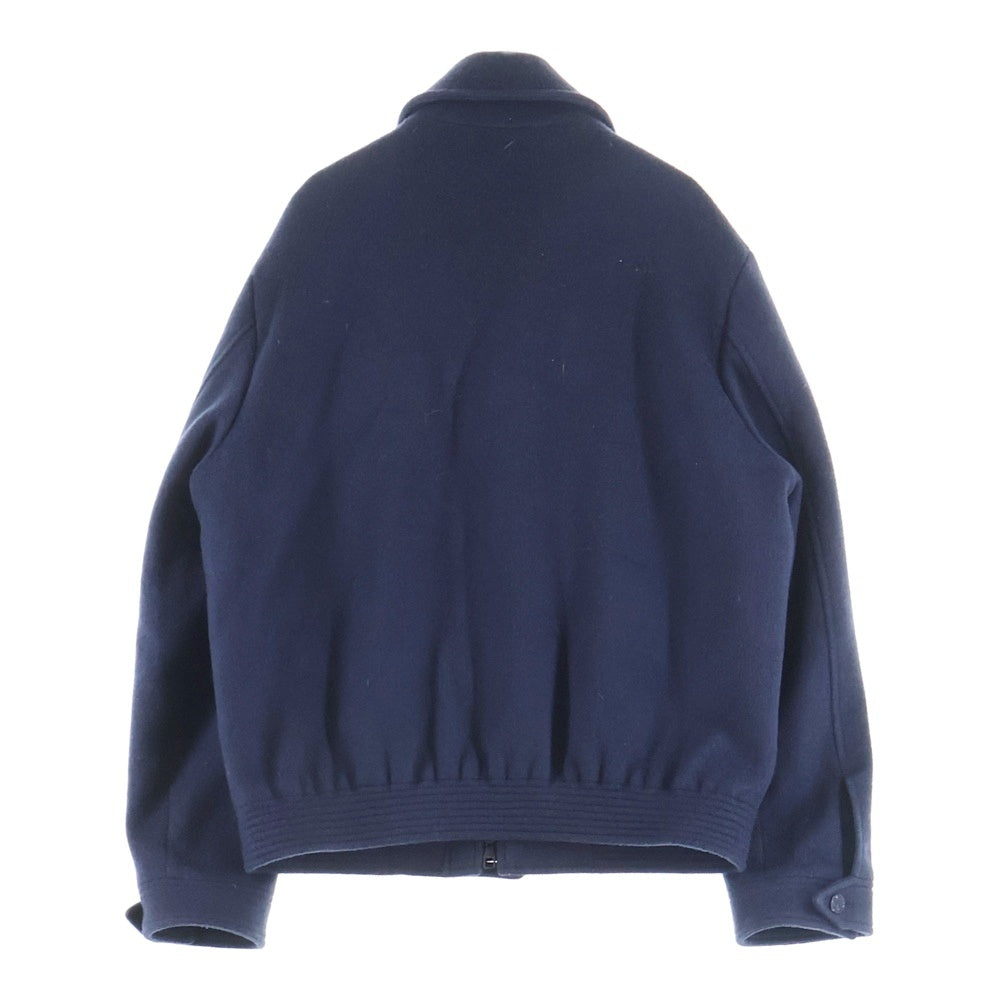 LOUIS VUITTON(ルイヴィトン) 20SS ワンポイントロゴプレート カシミヤウールジップアップコート ネイビー RM201M NQY HIB01E