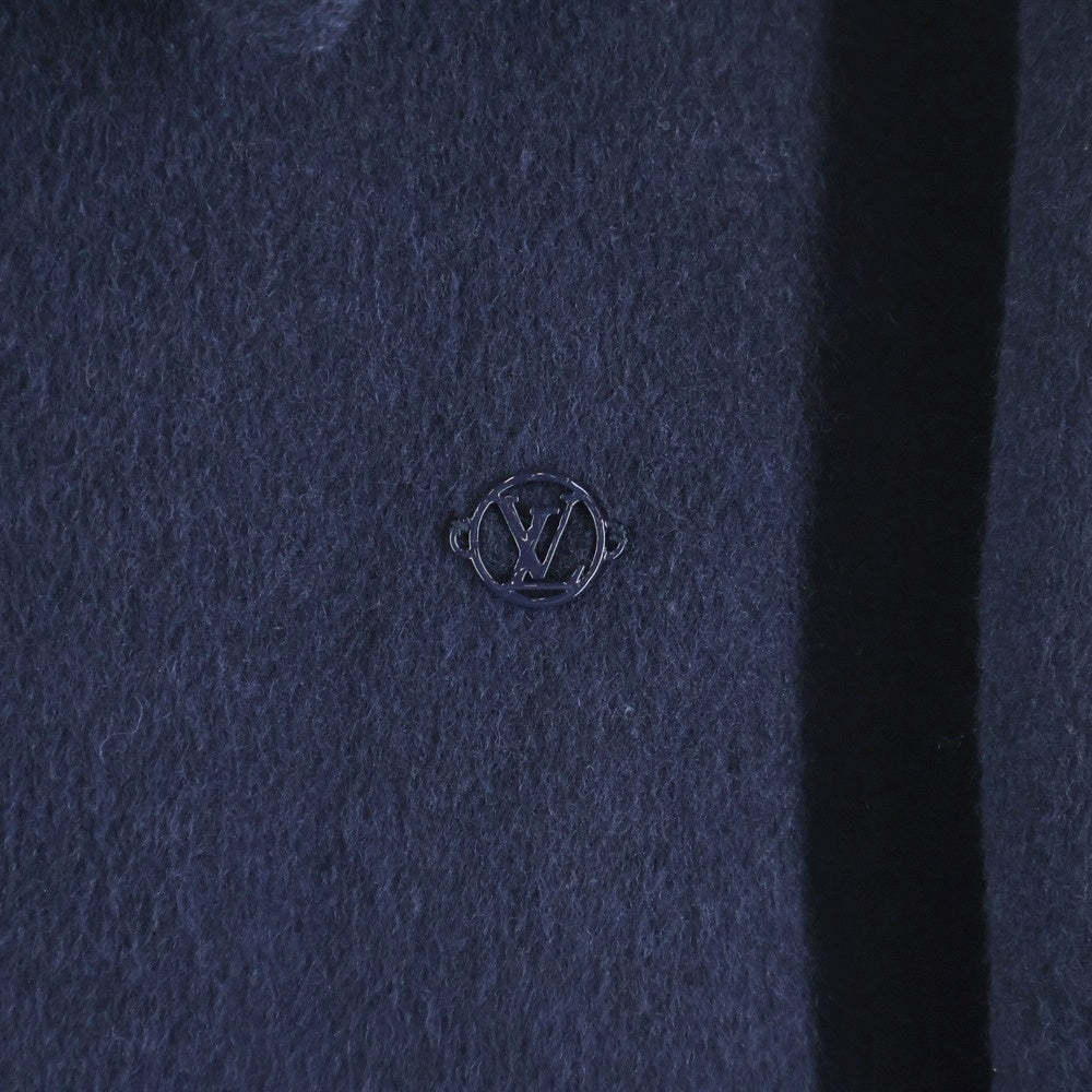 LOUIS VUITTON(ルイヴィトン) 20SS ワンポイントロゴプレート カシミヤウールジップアップコート ネイビー RM201M NQY HIB01E