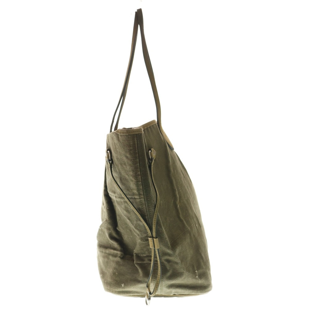 READY MADE(レディメイド) VINTAGE COTTON ROOMY BAG ヴィンテージコットン ルーミーバッグ トートバッグ カーキ レディース