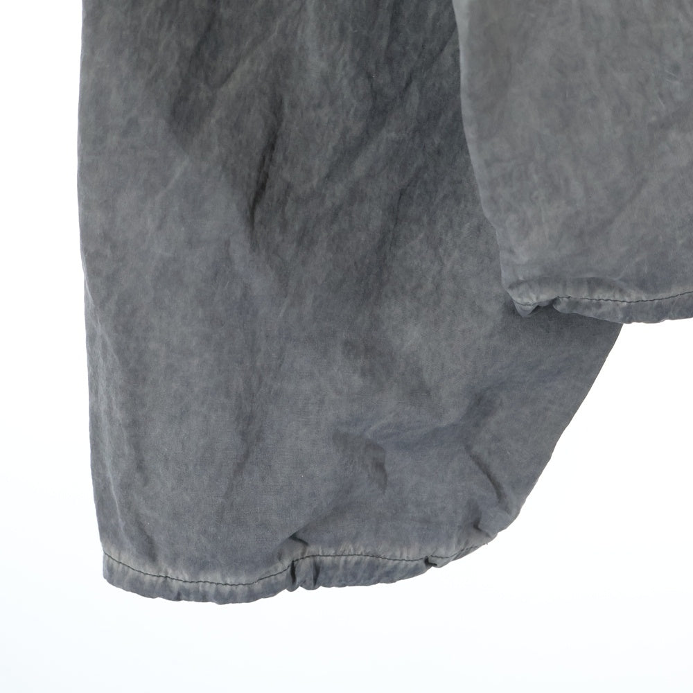 DIESEL(ディーゼル) 25SS J-Noode-A Packable hooded anorak jacket A16207 ナイロン ハーフジップ アノラックジャケット グレー