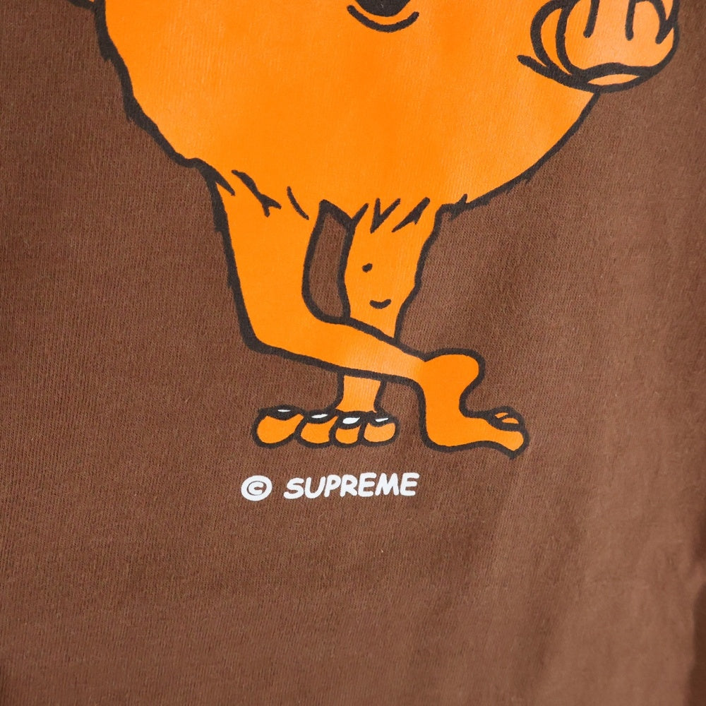 SUPREME(シュプリーム) 23AW Camacho Tee カマチョ フロントロゴプリント クルーネック半袖Tシャツカットソー ブラウン