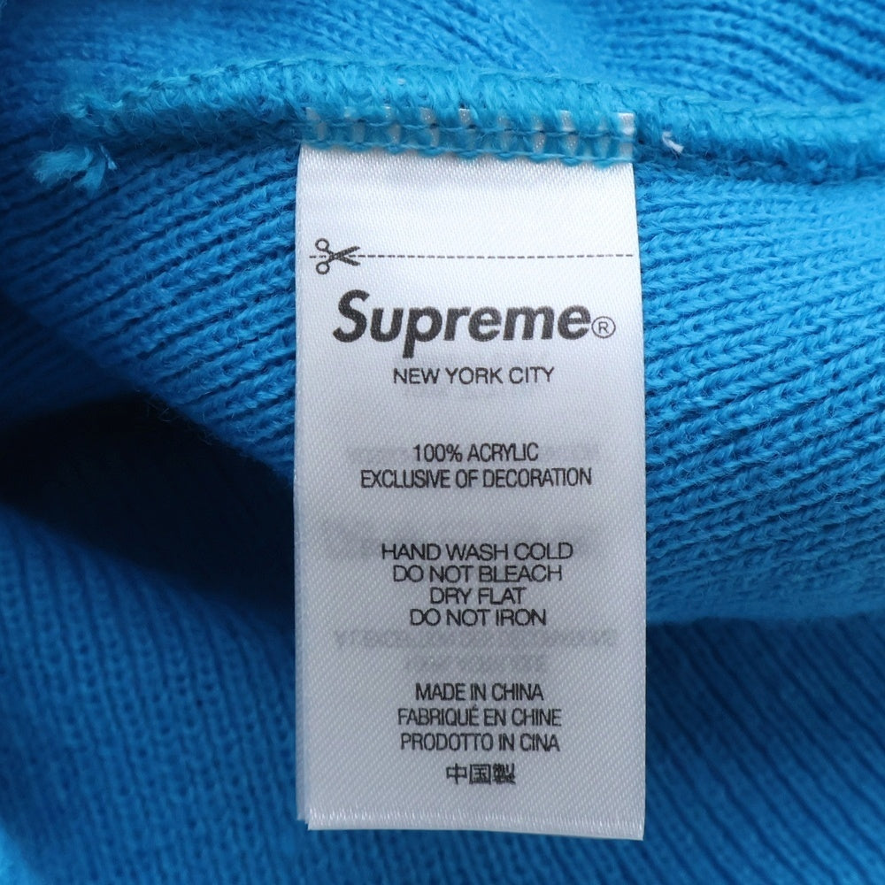 SUPREME(シュプリーム) 25AW Tag Beanie タグ ビーニーニット帽 帽子 ブルー
