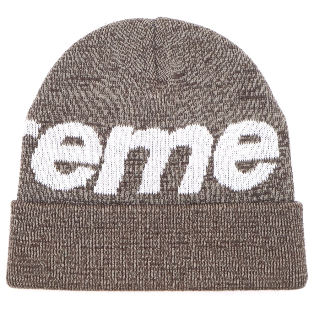 SUPREME(シュプリーム) 24AW Big Logo Beanie ビッグロゴビーニー ニットキャップ ニット帽 帽子 ブラウン