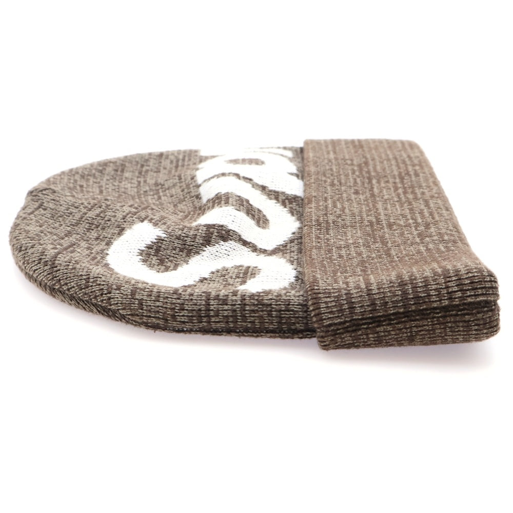 SUPREME(シュプリーム) 24AW Big Logo Beanie ビッグロゴビーニー ニットキャップ ニット帽 帽子 ブラウン