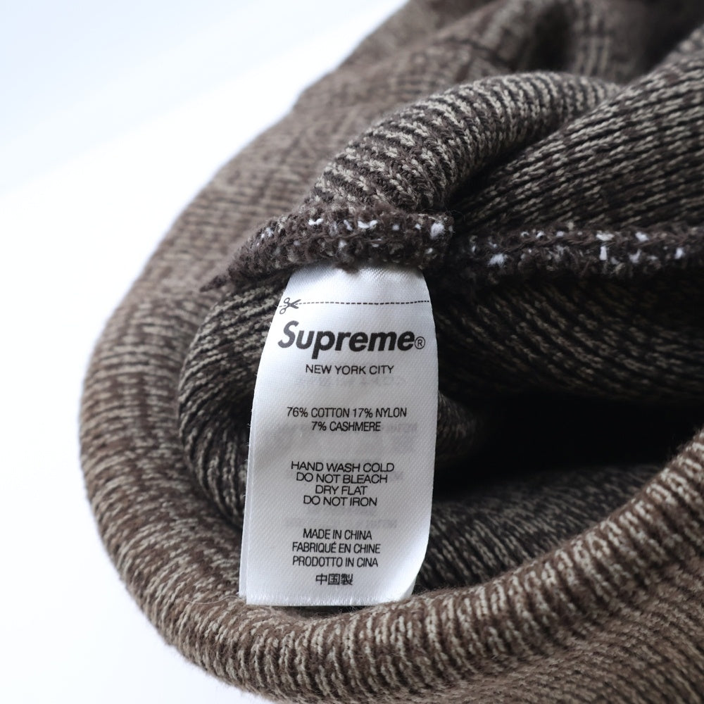 SUPREME(シュプリーム) 24AW Big Logo Beanie ビッグロゴビーニー ニットキャップ ニット帽 帽子 ブラウン