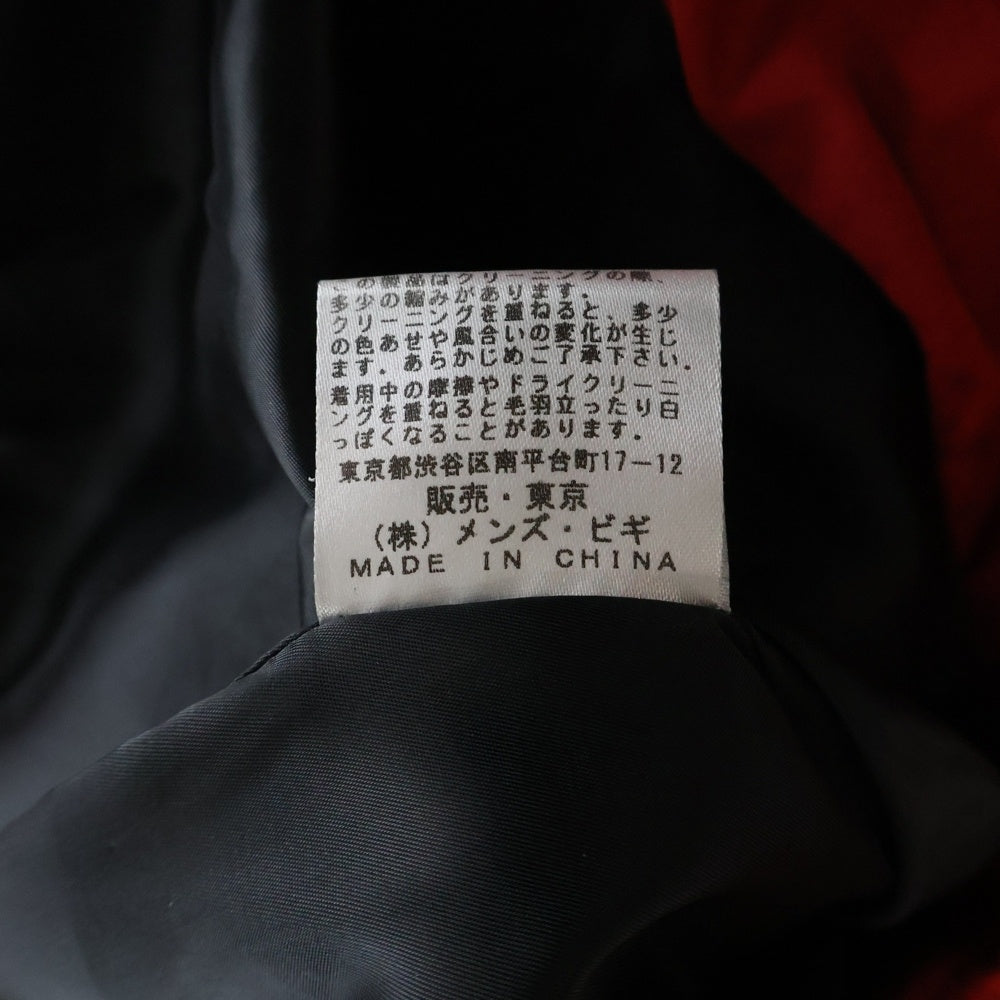 RATTLE TRAP(ラトルトラップ) JUST PLAY シームレスジャガード フード ブルゾン 中綿ジャケット レッド M0503FJM505