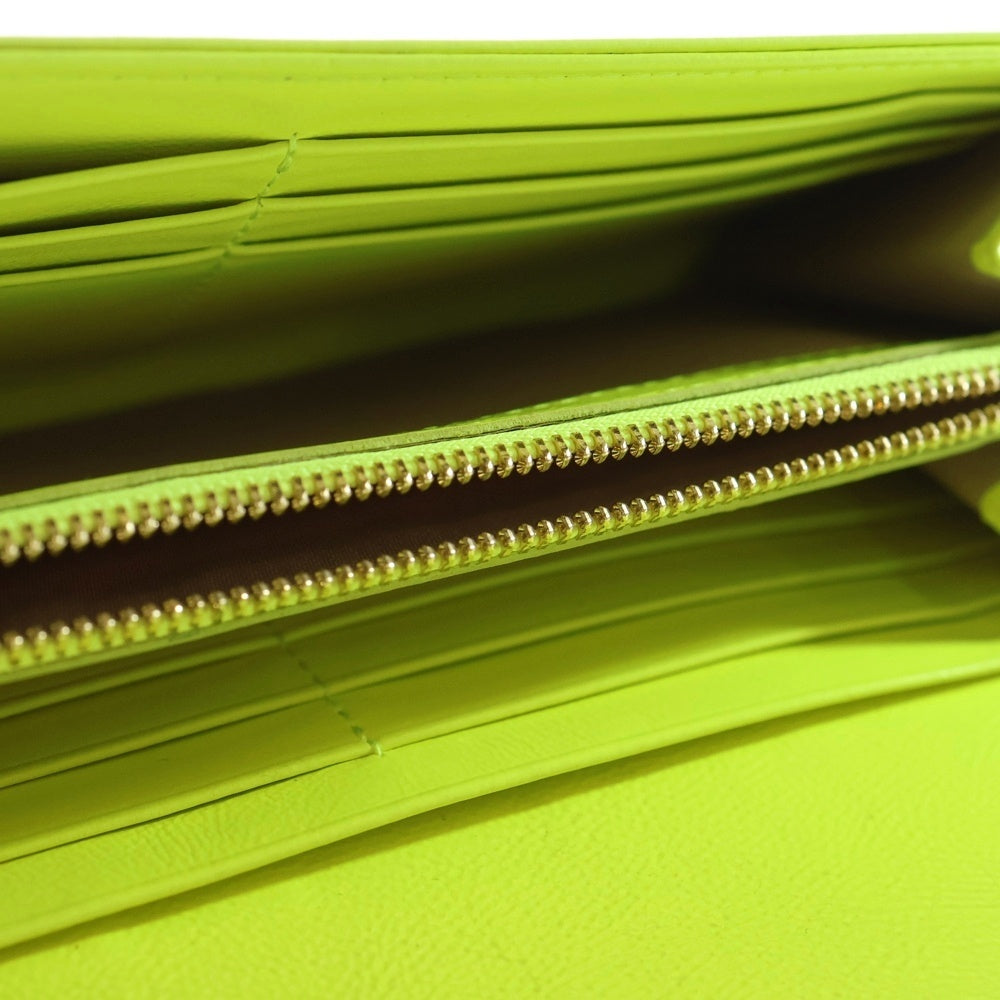 MCM(エム シー エム) ×GUILD PRIME WILDER VISETOS ×ギルドプライム 総柄 長財布 ホワイト/イエロー MYL9SWI02 レディース