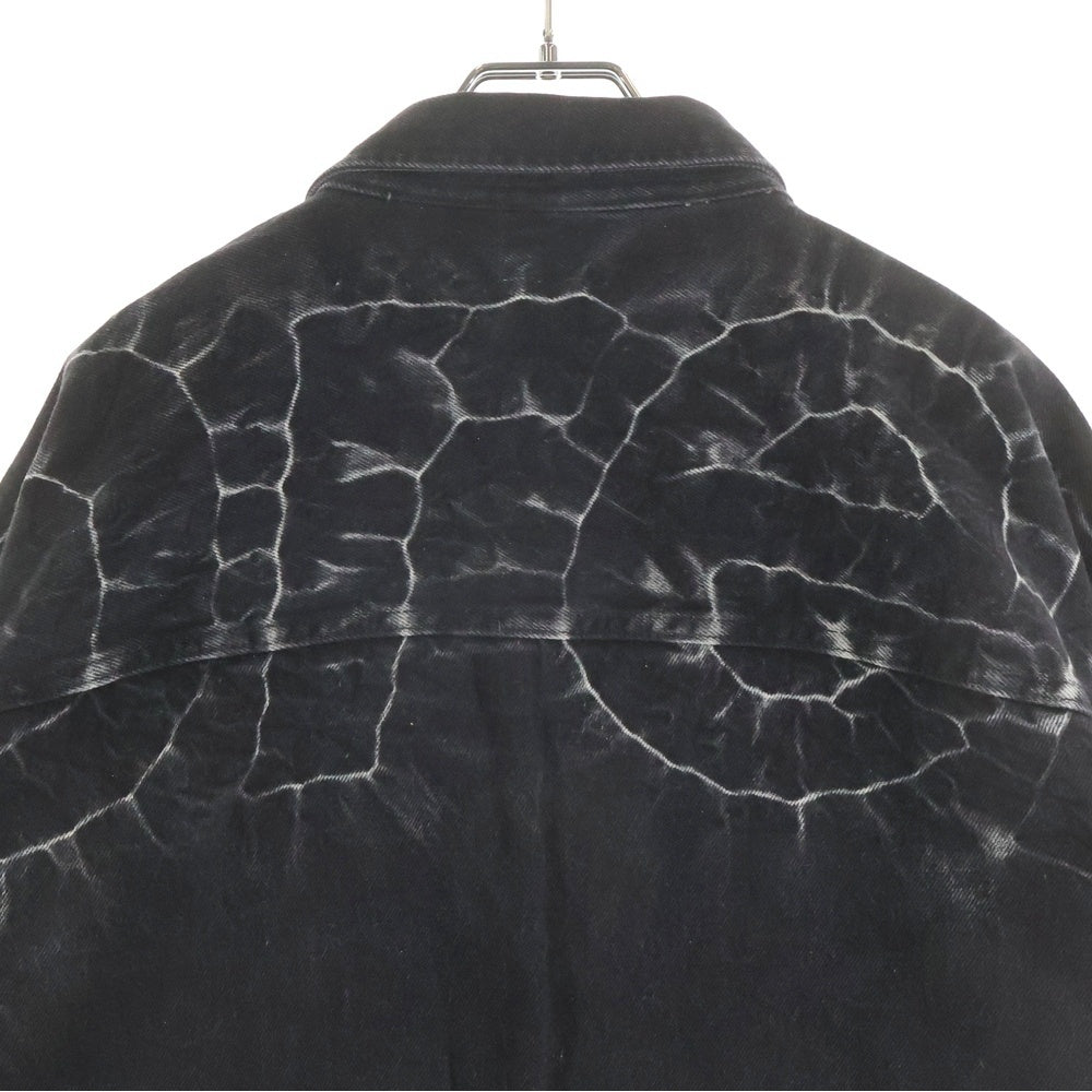 SUPREME(シュプリーム) 23SS Shibori Denim Trucker Jacket シボリ デニムトラッカージャケット デニムジャケット ブラック
