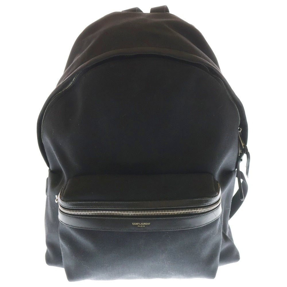 SAINT LAURENT PARIS(サンローランパリ) クラシックハンター バックパック ロゴ バッグ ブラック 435988 0716