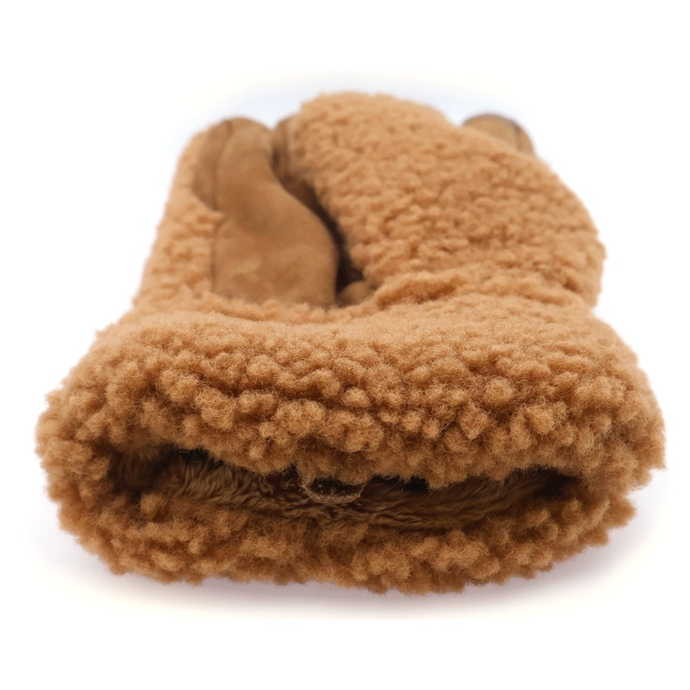 UGG(アグ) UGGfluff Glove UGGフラッフグローブ 手袋 ブラウン