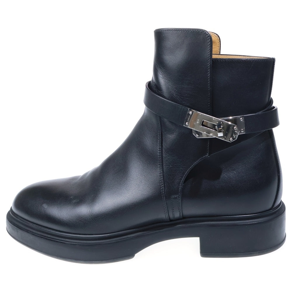 HERMES(エルメス) ヴェオ ジョッパーブーツ ケリー金具 ショートブーツ ブラック