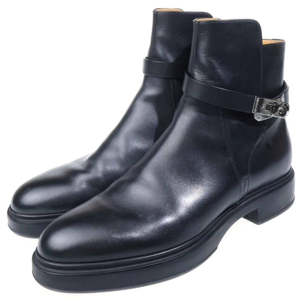 HERMES(エルメス) ヴェオ ジョッパーブーツ ケリー金具 ショートブーツ ブラック