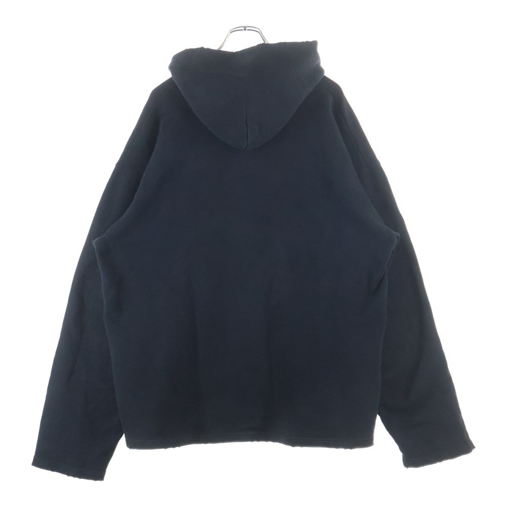 BALENCIAGA(バレンシアガ) 21AW FREE Embroidery No Rib Pullover Hoodie FREE刺繍 プルオーバーパーカー フーディ ブラック 661711 TKVD4