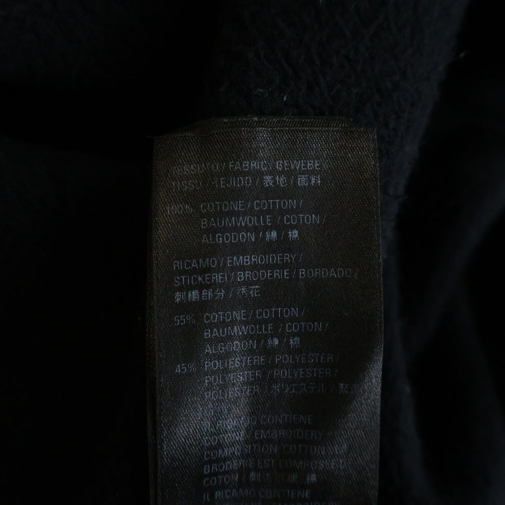 BALENCIAGA(バレンシアガ) 21AW FREE Embroidery No Rib Pullover Hoodie FREE刺繍 プルオーバーパーカー フーディ ブラック 661711 TKVD4