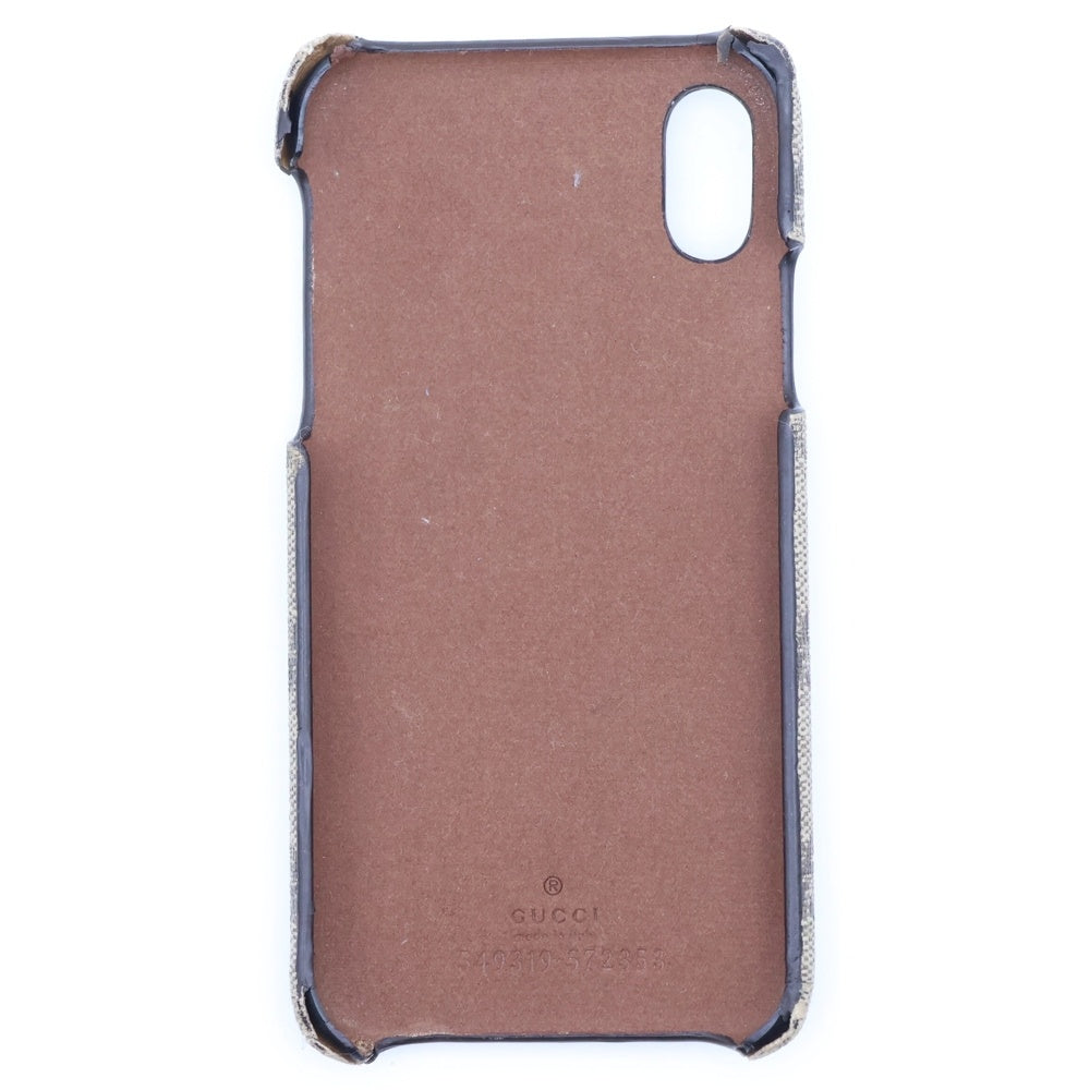 GUCCI(グッチ) iPhoneX/Xs Case 549319 GG柄 PVC アイフォンX/Xs スマートフォンケース ベージュ レディース