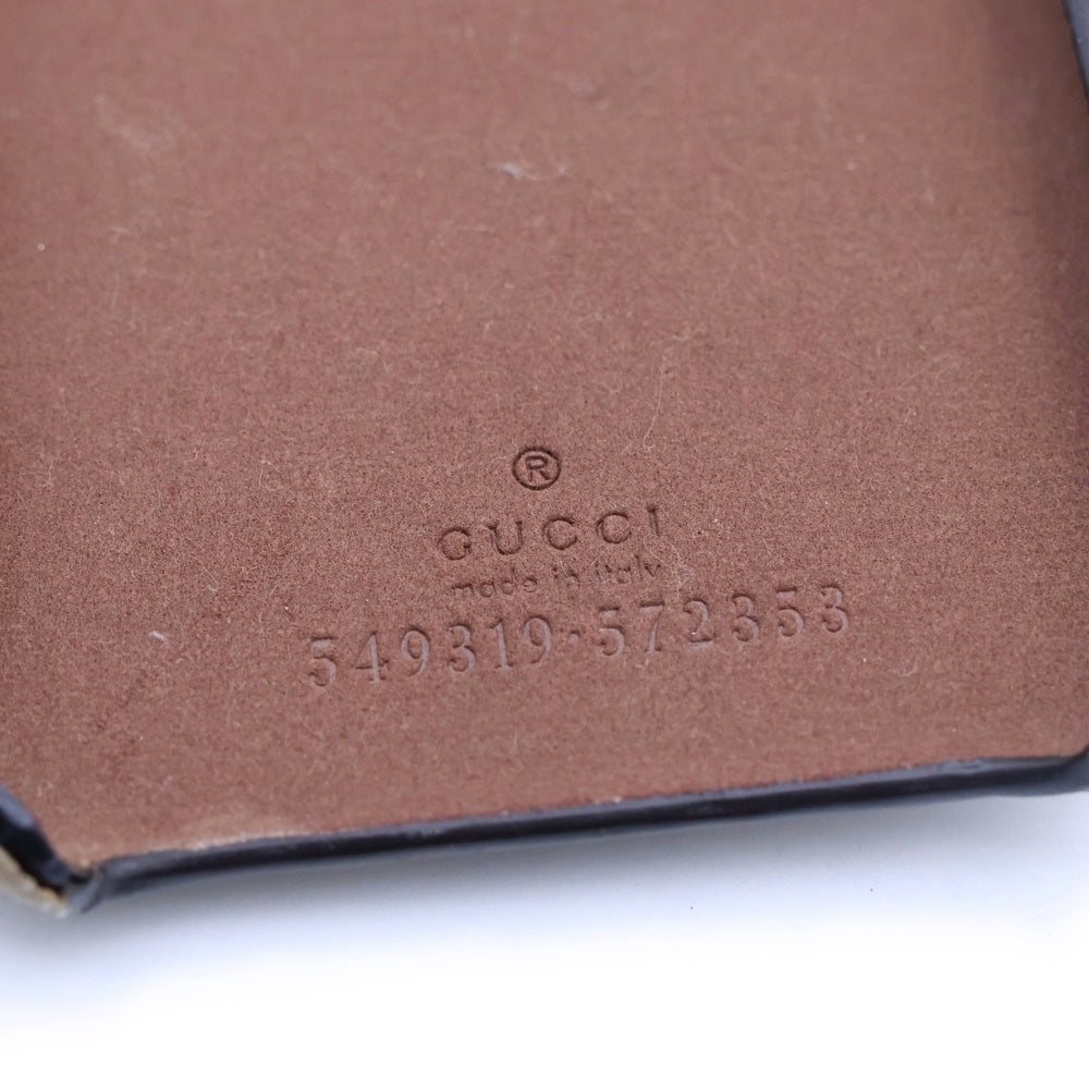 GUCCI(グッチ) iPhoneX/Xs Case 549319 GG柄 PVC アイフォンX/Xs スマートフォンケース ベージュ レディース