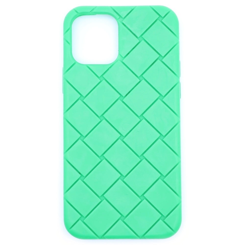 BOTTEGA VENETA(ボッテガヴェネタ) iPhone 13 Pro MAX Case 690826 イントレチャート ラバーシリコン アイフォン13プロマックス スマートフォンケース グリーン
