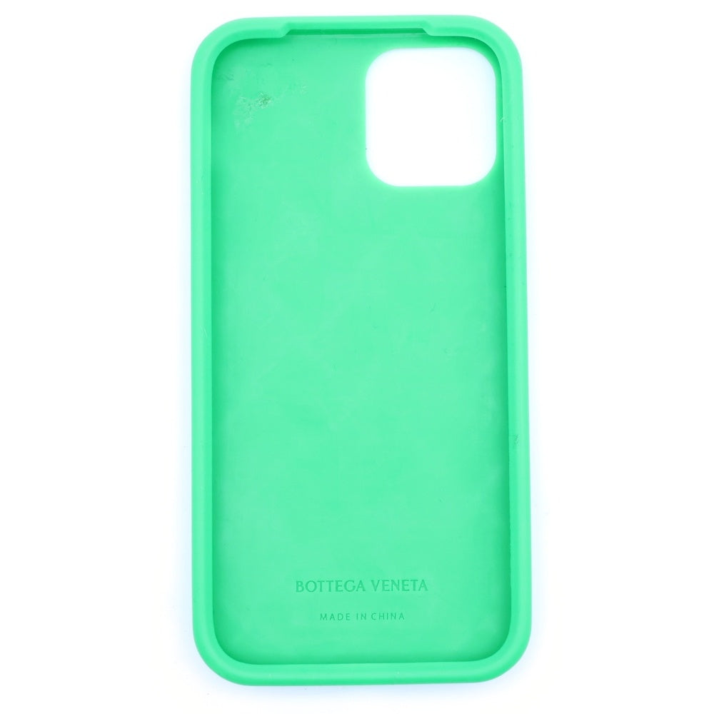 BOTTEGA VENETA(ボッテガヴェネタ) iPhone 13 Pro Case 690826 イントレチャート ラバーシリコン アイフォン13プロ スマートフォンケース グリーン