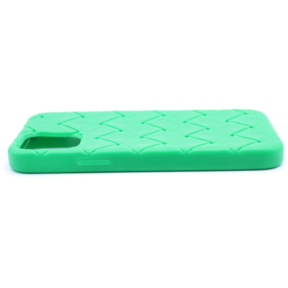 BOTTEGA VENETA(ボッテガヴェネタ) iPhone 13 Pro Case 690826 イントレチャート ラバーシリコン アイフォン13プロ スマートフォンケース グリーン