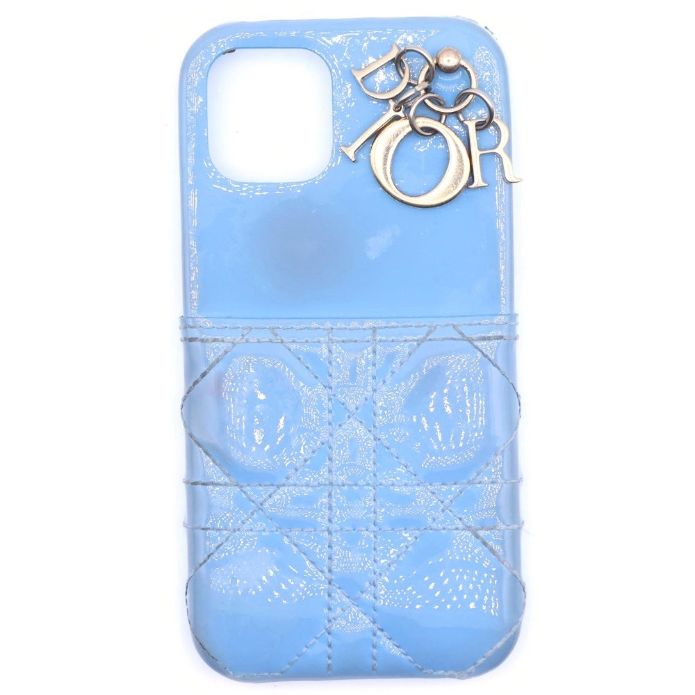 Christian Dior(クリスチャンディオール) 22SS LADY DIOR iPhone 13 Pro Case S0959ONMJ レディディオール アイフォン13プロ スマートフォンケース ブルー