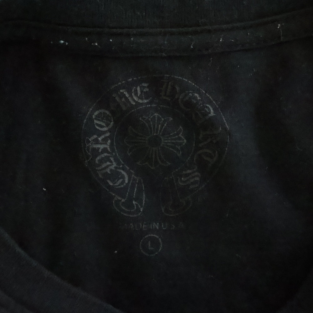 CHROME HEARTS(クロムハーツ) AOYAMA Limited Vending Machine L/S 青山限定 ベンディングマシーン クルーネック長袖Tシャツ ブラック/グリーン