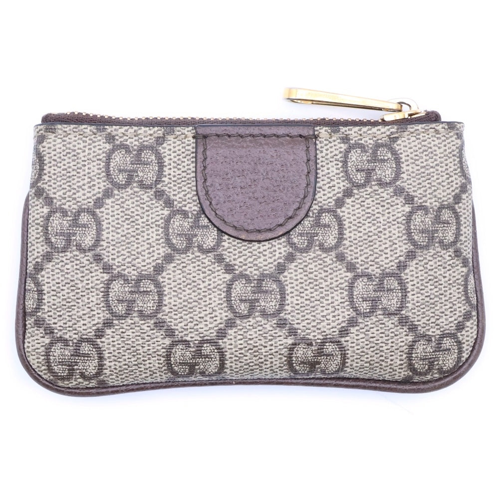 GUCCI(グッチ) GGスプリーム オフディア エボニー コインケース 671722 ベージュ レディース