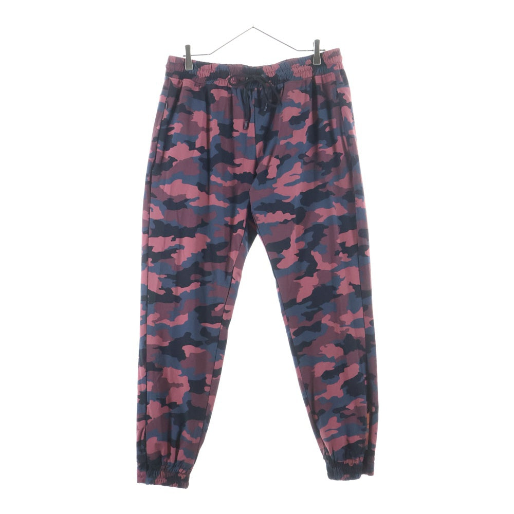 HYDROGEN(ハイドロゲン) CAMOUFLAGE PANTS カモ柄 ドローコード付き ナイロンイージーパンツ レッド