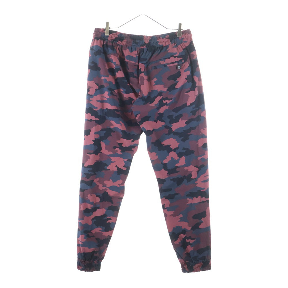 HYDROGEN(ハイドロゲン) CAMOUFLAGE PANTS カモ柄 ドローコード付き ナイロンイージーパンツ レッド