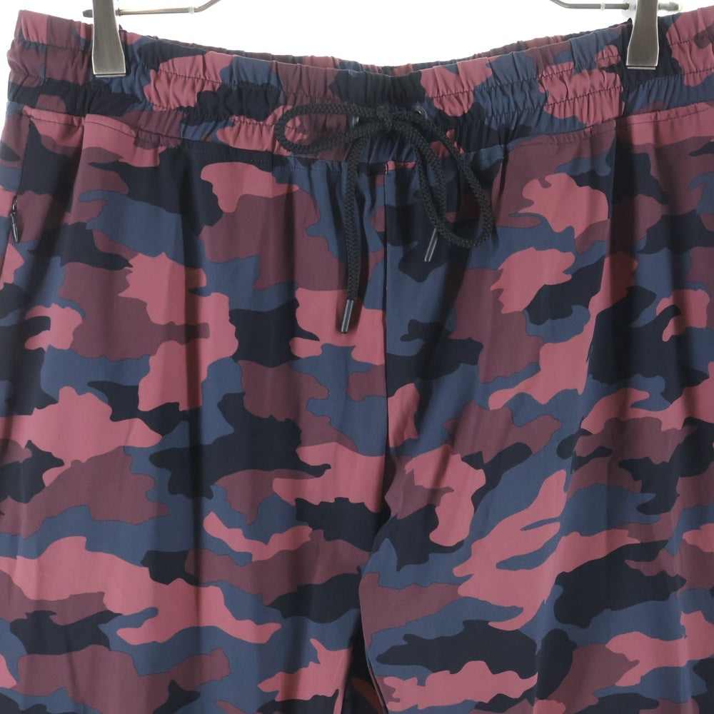 HYDROGEN(ハイドロゲン) CAMOUFLAGE PANTS カモ柄 ドローコード付き ナイロンイージーパンツ レッド
