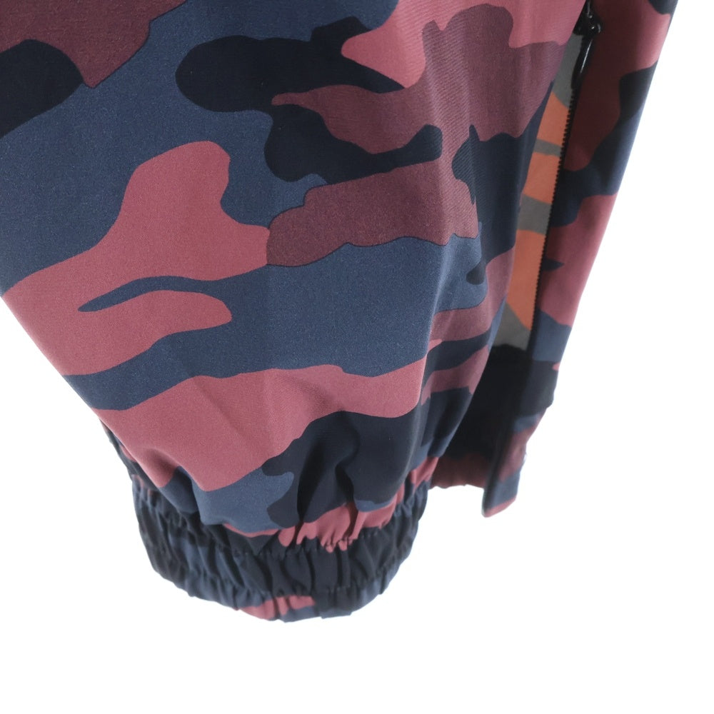 HYDROGEN(ハイドロゲン) CAMOUFLAGE PANTS カモ柄 ドローコード付き ナイロンイージーパンツ レッド
