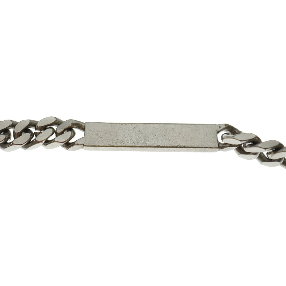 MM6 Maison Margiela(エムエムシックスメゾンマルジェラ) Numeric Logo Plate Necklace ロゴプレート ブラス ナンバー チェーン ネックレス シルバー SM7UU0045 SV0235