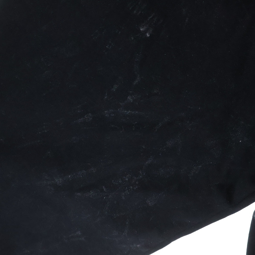 DOLCE & GABBANA(ドルチェアンドガッバーナ) Logo-Plaque Sweatshirt G9WZ8Z フロントロゴ タイガー柄 クルーネックスウェットトレーナー ブラック