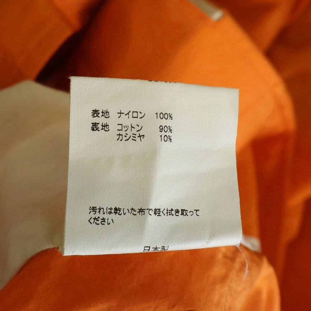 UNUSED(アンユーズド) NYLON LONG COAT ナイロン ロングコート オレンジ US1874