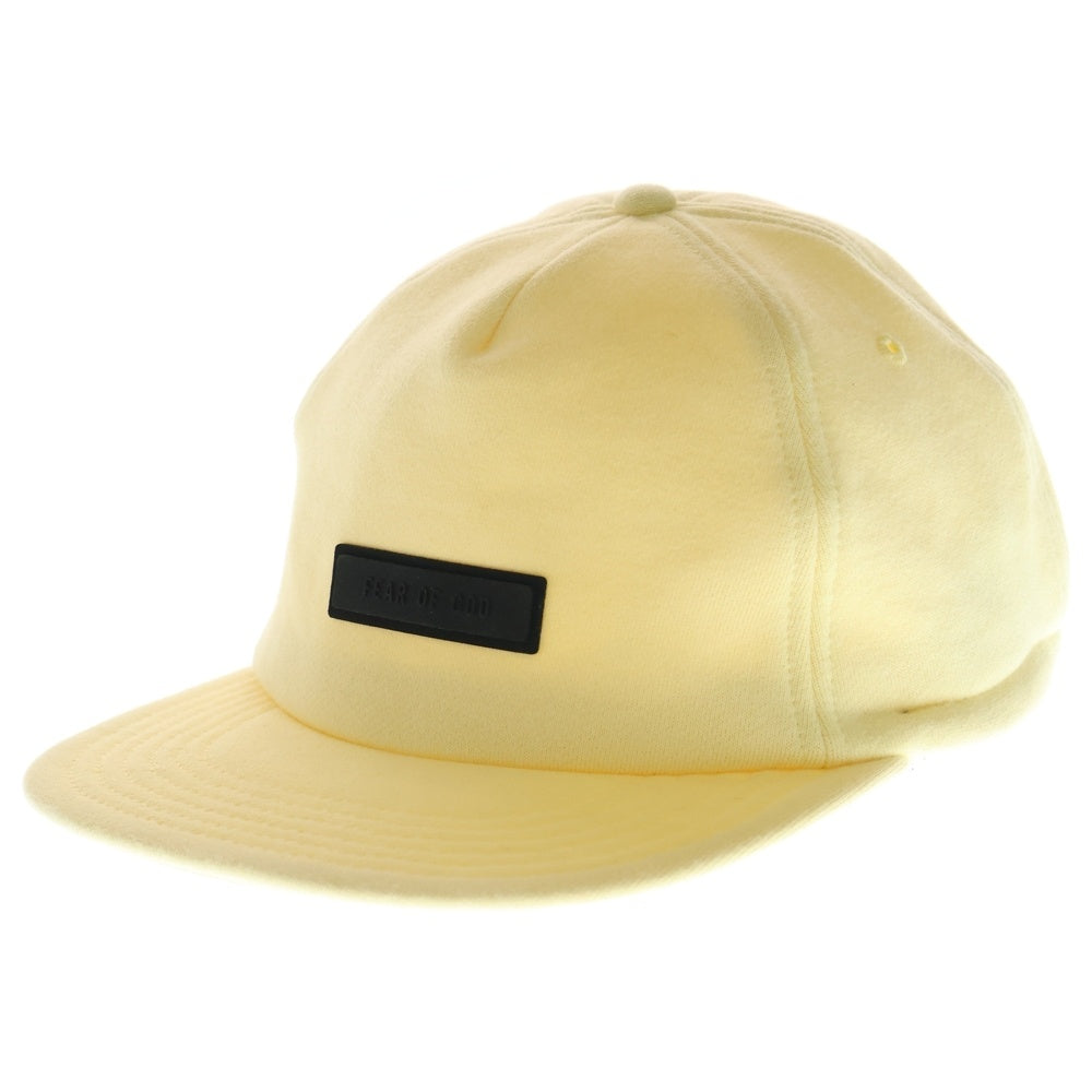 FEAR OF GOD ESSENTIALS(フィアオブゴッド エッセンシャルズ) Garden Yellow Fleece Baseball Cap ガーデン イエロー フリース ベースボールキャップ 帽子 イエロー レディース