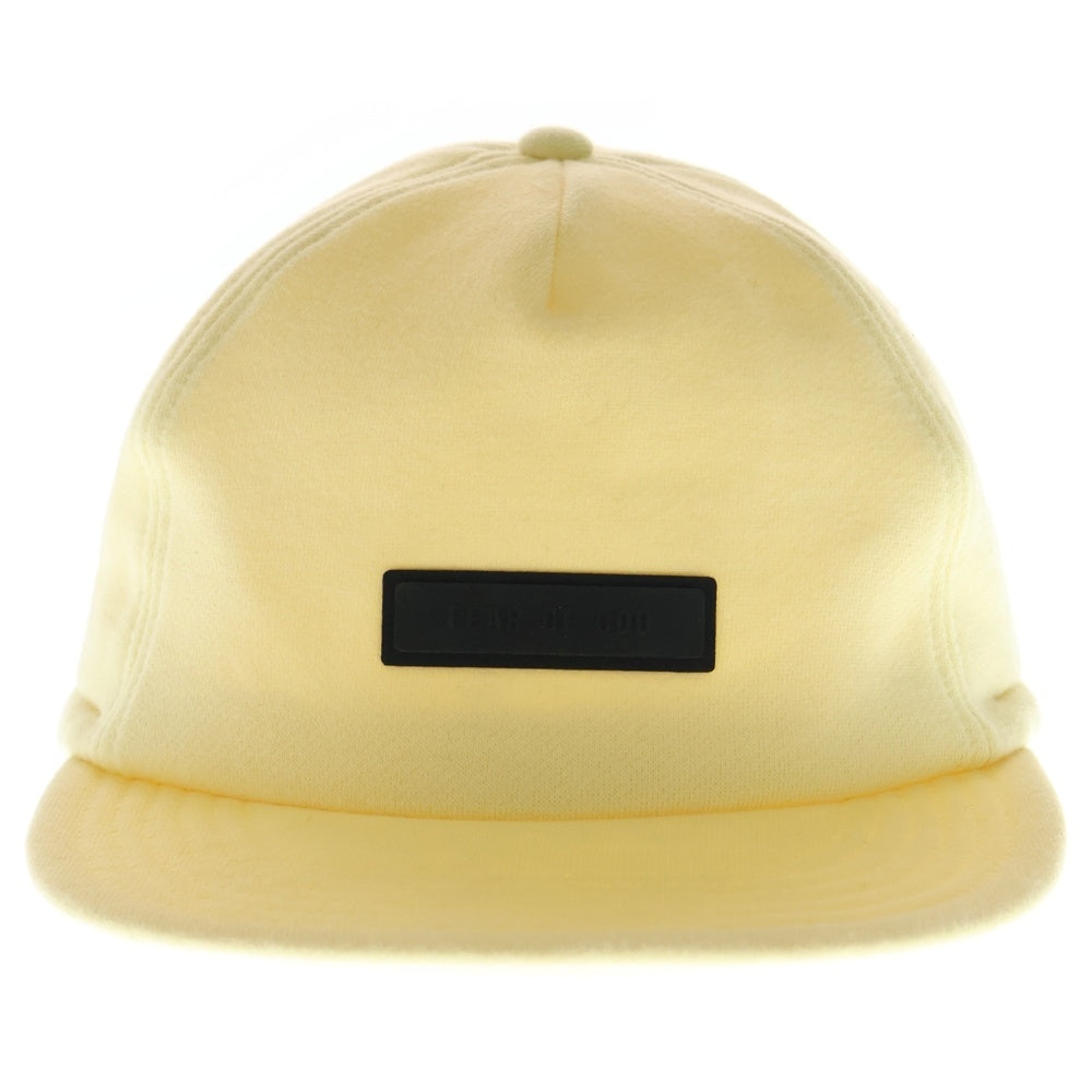 FEAR OF GOD ESSENTIALS(フィアオブゴッド エッセンシャルズ) Garden Yellow Fleece Baseball Cap ガーデン イエロー フリース ベースボールキャップ 帽子 イエロー レディース