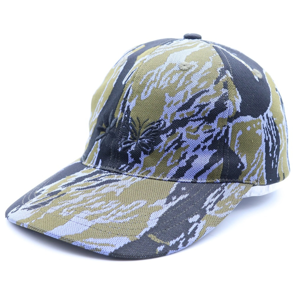 Needles(ニードルス) x PURPLE THINGS Baseball Cap Poly Jq MR401 パープルシングス ベースボール キャップ ポリ Jq 帽子 パープル/カーキ レディース