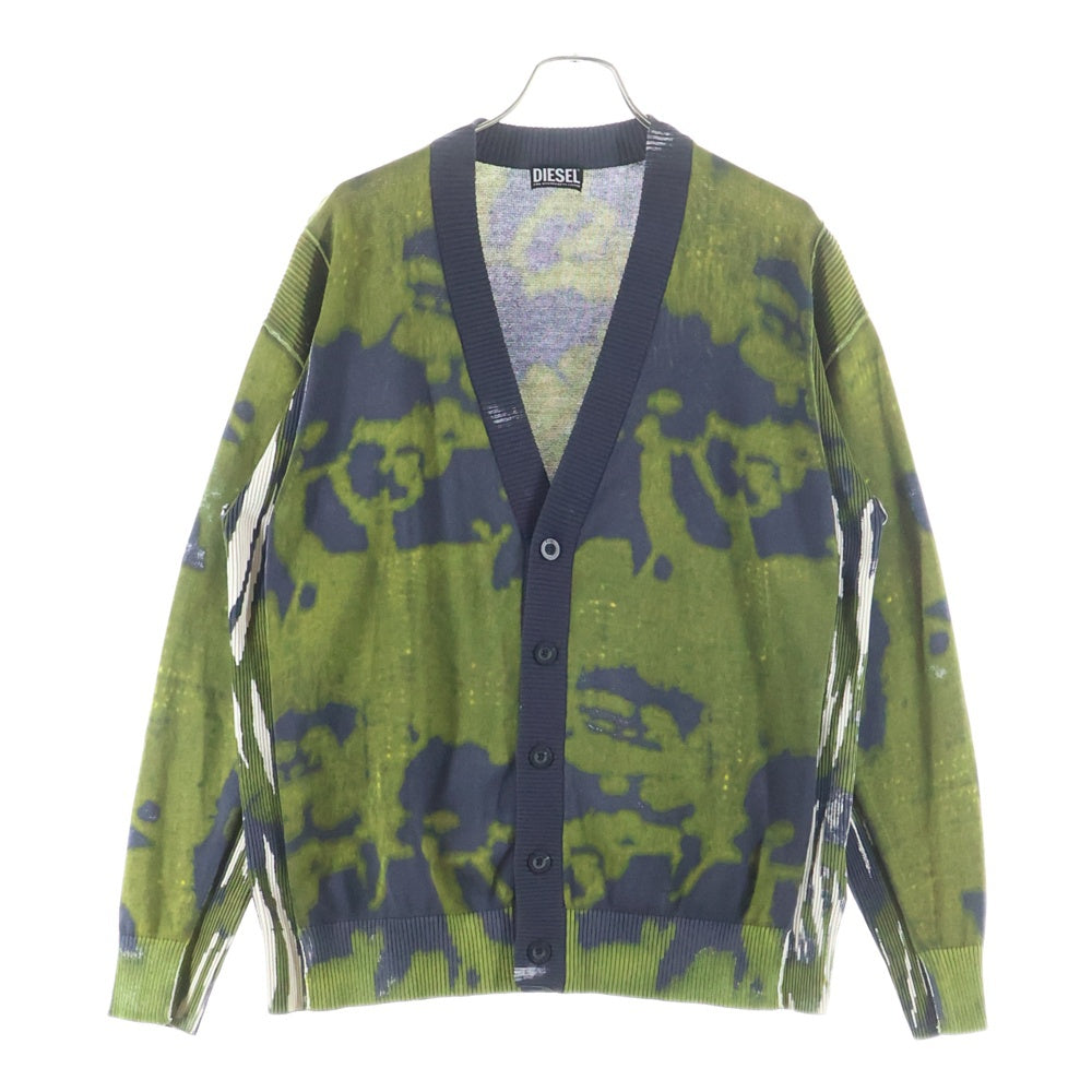 DIESEL(ディーゼル) K-LARAN-CARD A09935 カーディガン グリーン/グレー