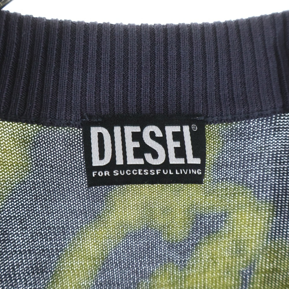 DIESEL(ディーゼル) K-LARAN-CARD A09935 カーディガン グリーン/グレー