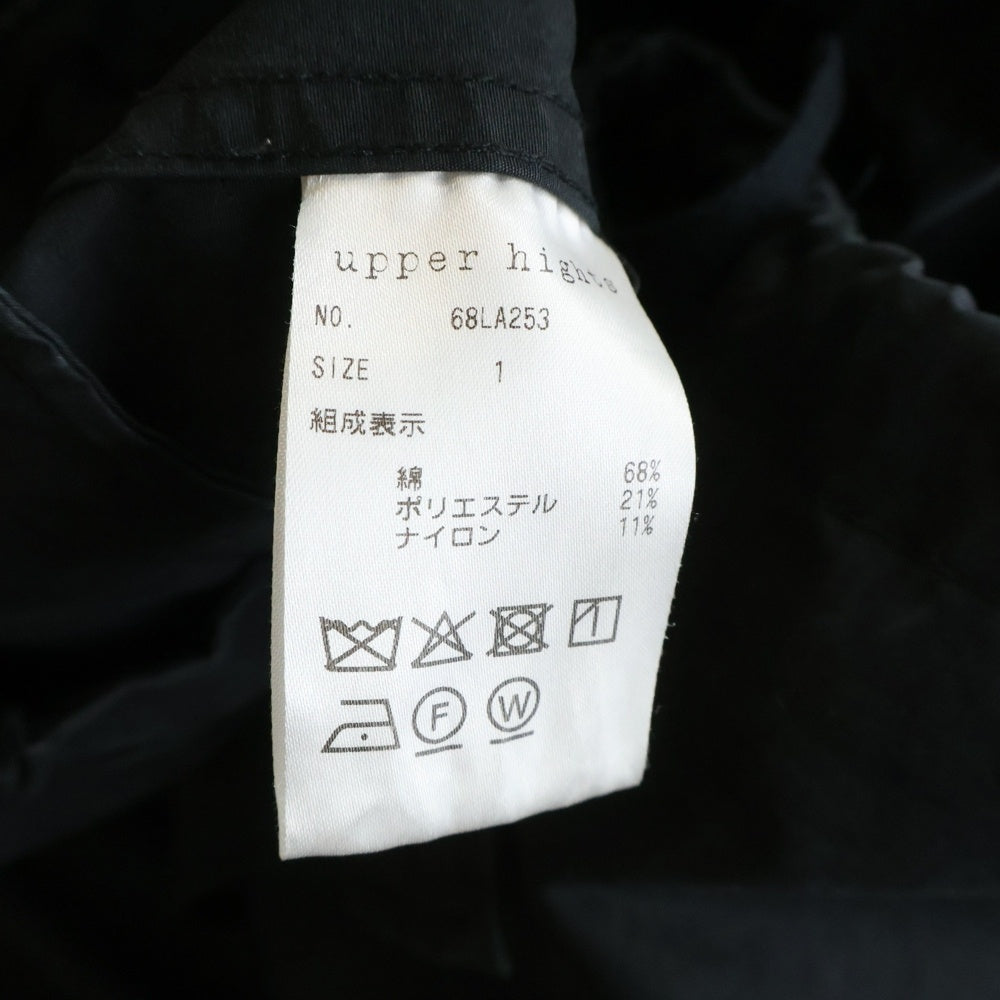 NO BRAND(ノーブランド) upper hights アッパーハイツ】ARMY Mountain Parka 68LA253 アーミー マウンテンパーカー ブルゾンジャケット ブラック