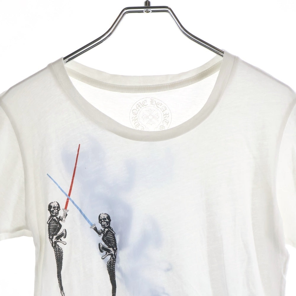 CHROME HEARTS(クロムハーツ) FOTI SWORD S/S T-Shirt フォティ ソード クルーネック半袖Tシャツカットソー レディース ホワイト