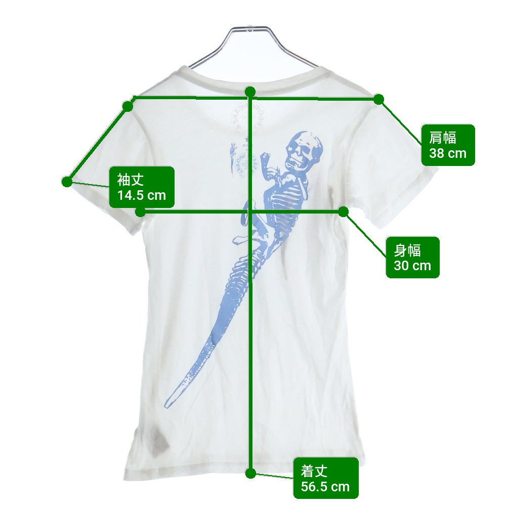 CHROME HEARTS(クロムハーツ) FOTI SWORD S/S T-Shirt フォティ ソード クルーネック半袖Tシャツカットソー レディース ホワイト