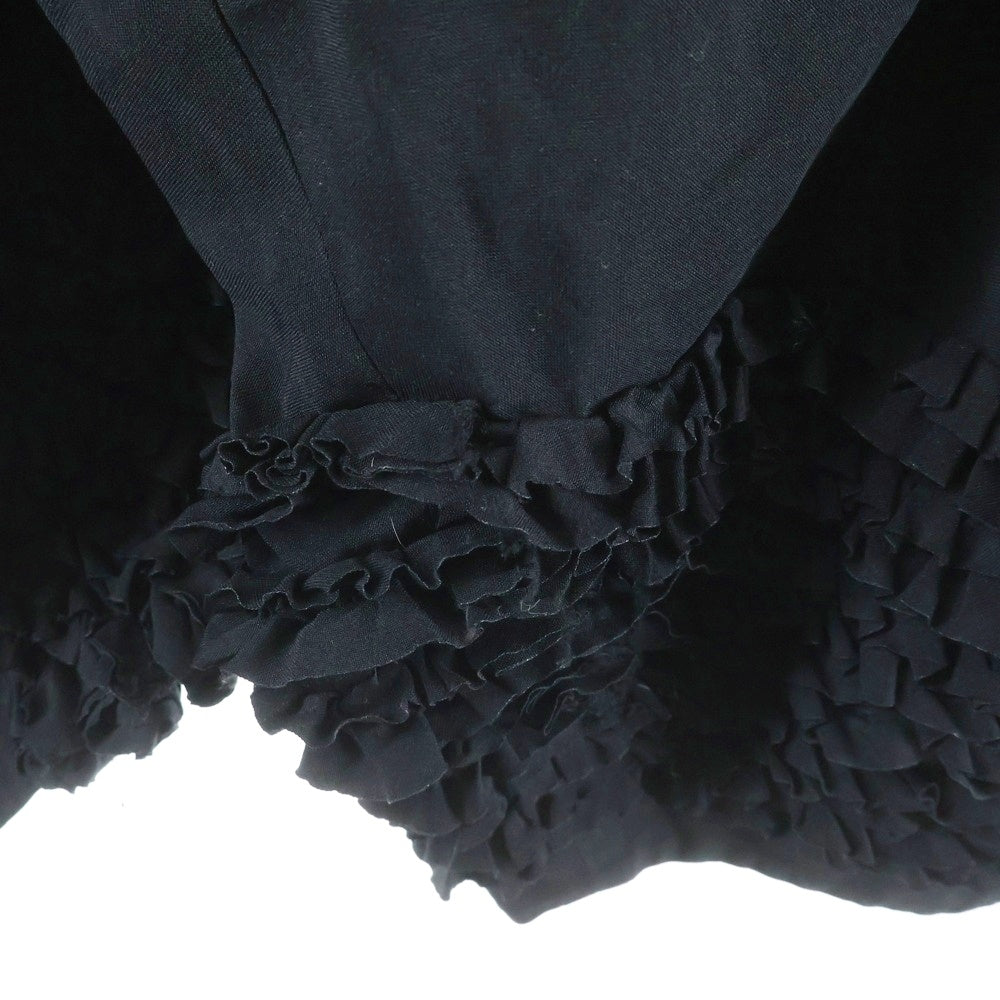 COMME des GARCONS(コムデギャルソン) 25AW フリル ワイドパンツ ブラック レディース RP-P025