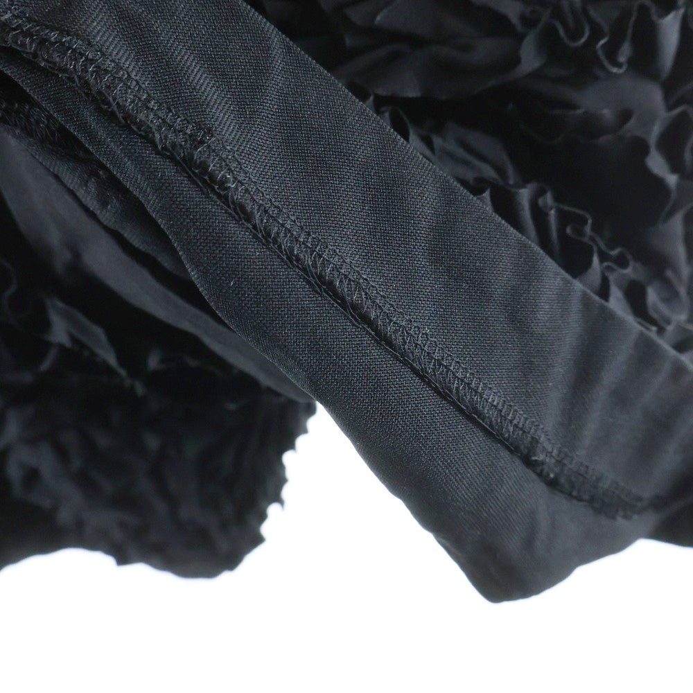 COMME des GARCONS(コムデギャルソン) 25AW フリル ワイドパンツ ブラック レディース RP-P025